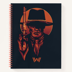 Westworld Man in Black With Revolver Notebook