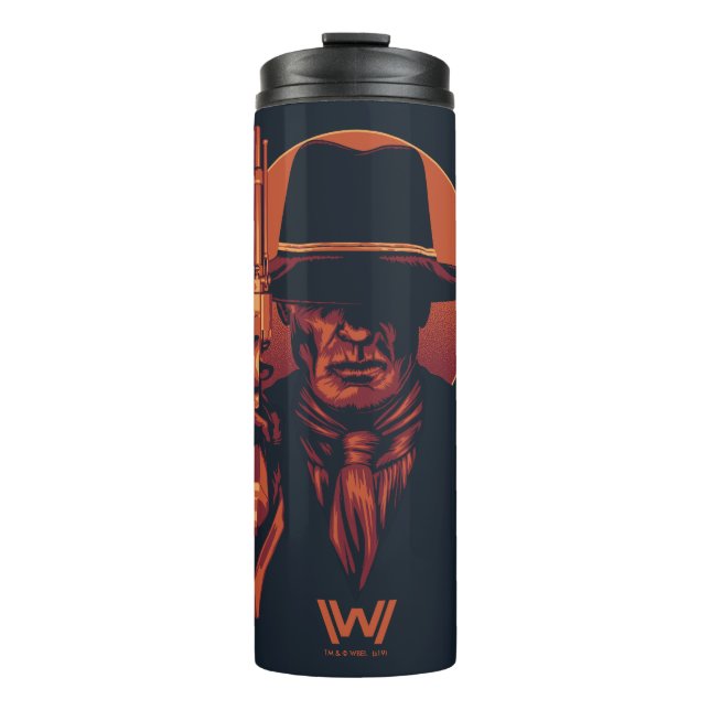 Westworld | Man in Black With Revolver Thermal Tumbler (Front)