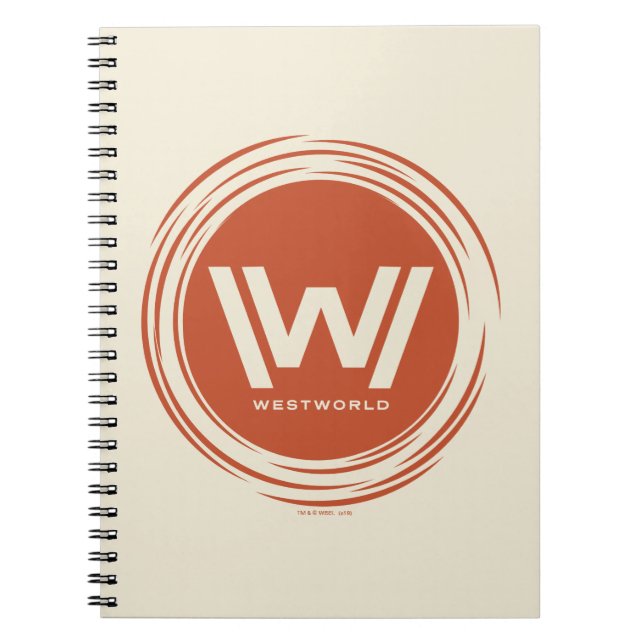 Westworld | Stylised Sun Logo Notebook (Front)