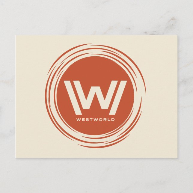 Westworld | Stylised Sun Logo Postcard (Front)