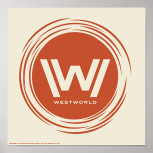 Westworld   Stylised Sun Logo Poster