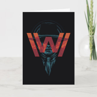 Westworld | The Man in Black Logo Graphic Card
