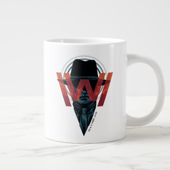 Westworld | The Man in Black Logo Graphic Large Coffee Mug (Right)