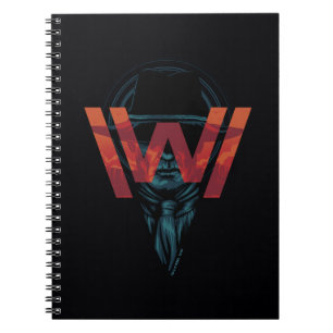 Westworld The Man in Black Logo Graphic Notebook