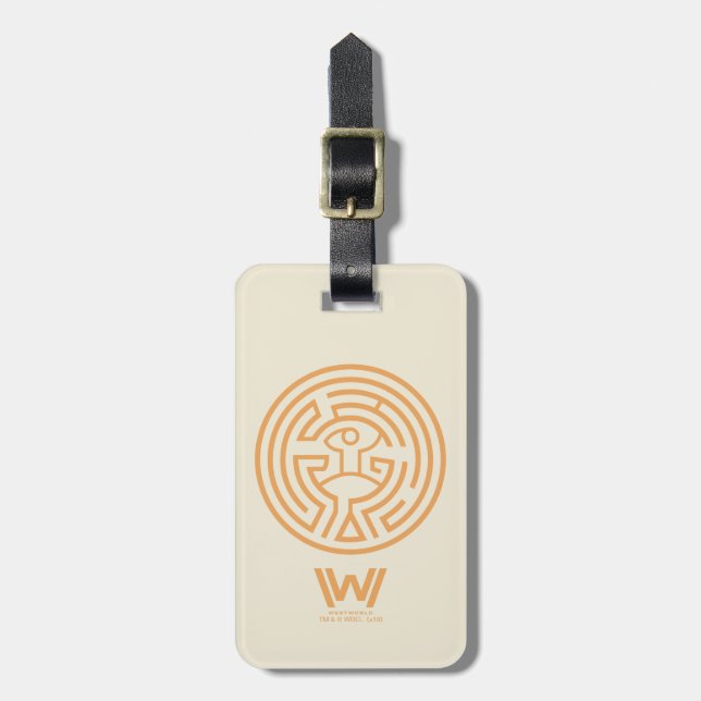 Westworld | The Maze Symbol Luggage Tag (Front Vertical)