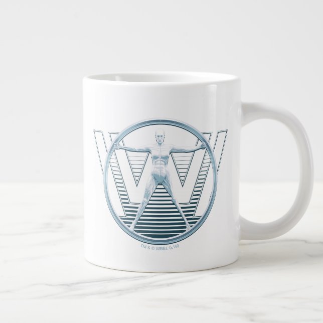 Westworld | Vitruvian Android Logo Large Coffee Mug (Right)