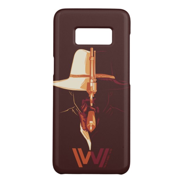 Westworld | White Hat Black Hat Split Graphic Case-Mate Samsung Galaxy Case (Back)