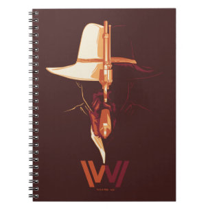 Westworld White Hat Black Hat Split Graphic Notebook