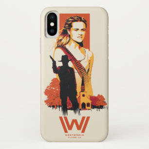 Westworld   Wyatt & Man in Black at White Church iPhone X Case