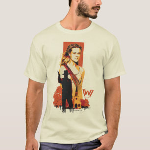 Westworld   Wyatt & Man in Black at White Church T-Shirt