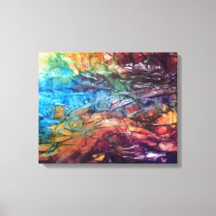 Wet 022 canvas print