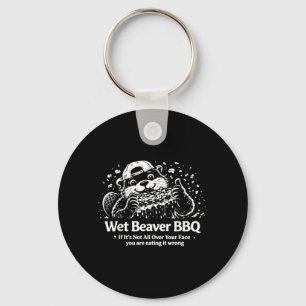 Wet Beaver Bbq Key Ring