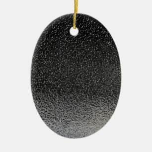 Wet Black Asphalt Background Ceramic Tree Decoration
