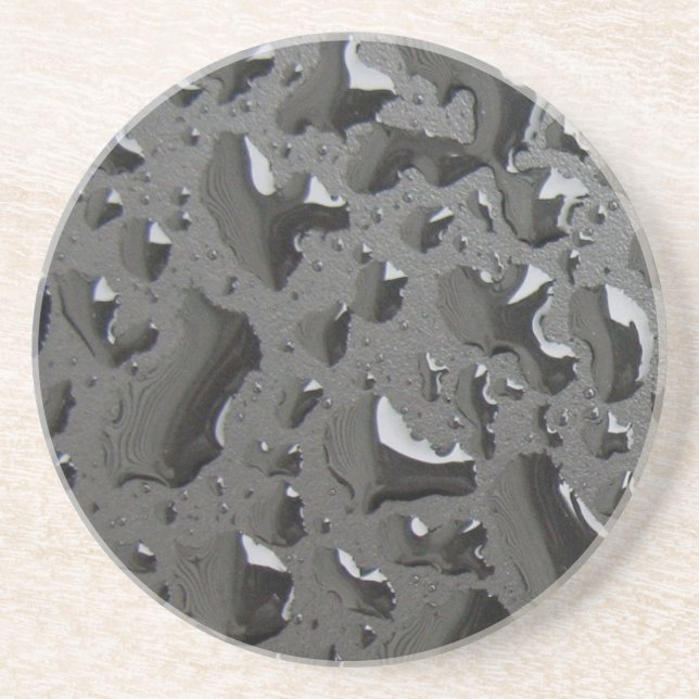 Wet Black Coaster (Front)