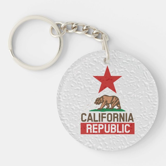 Wet California Republic Key Ring (Front)