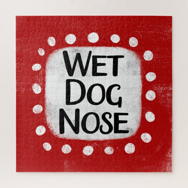 Wet Dog Nose Jigsaw Puzzle (Vertical)