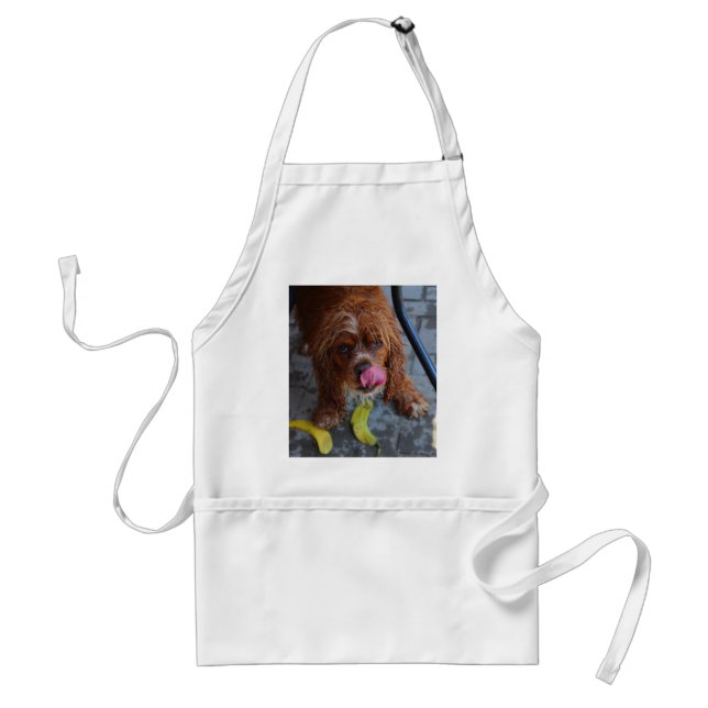 Wet Dog with a Banana Standard Apron (Front)