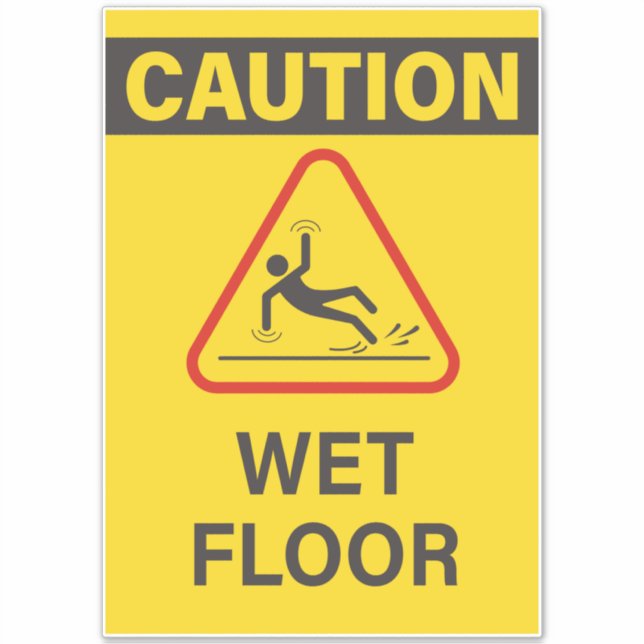 Wet Floor Sign (Front)