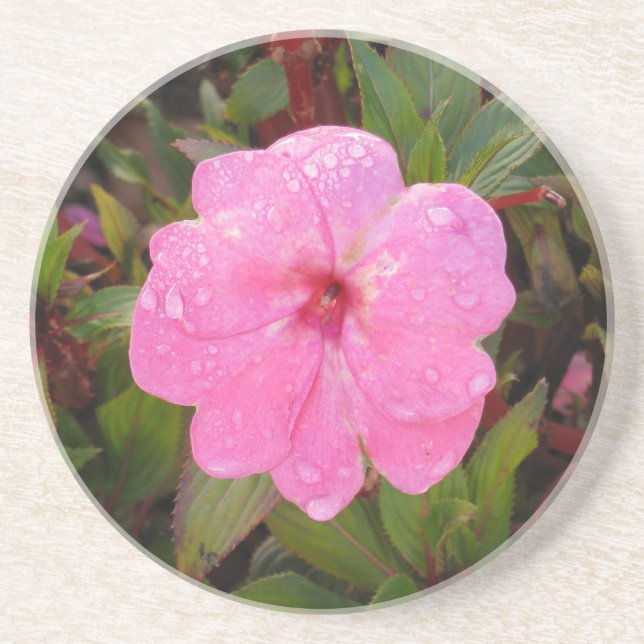 Wet Flower coaster (Front)