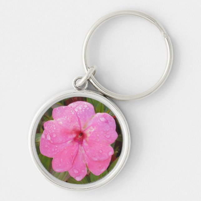 Wet Flower key chain (Front)