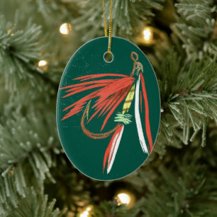 Wet Fly Christmas Ornament