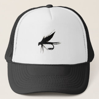 Wet Fly Silhouette Trucker Hat