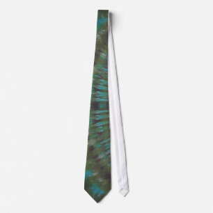 Wet Green Tie Dye Necktie