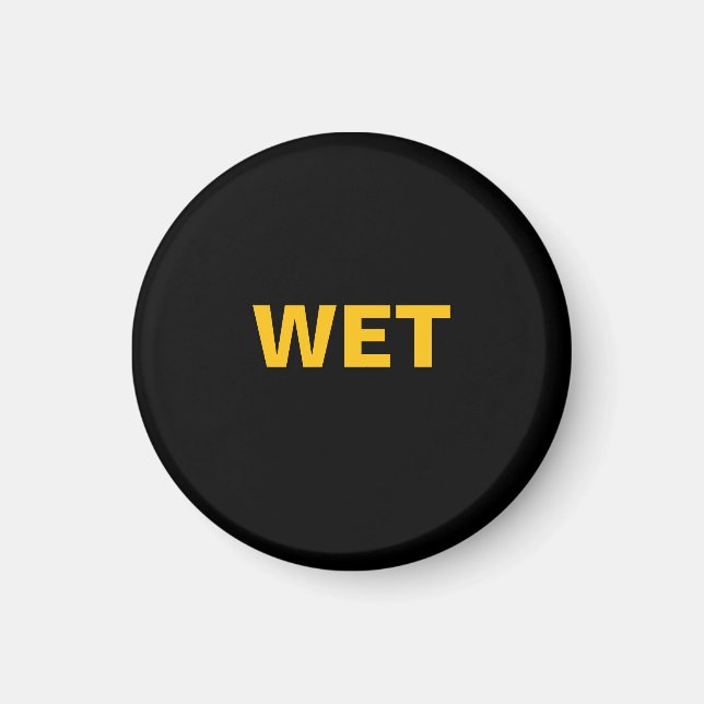 WET Logo Magnet (Front)