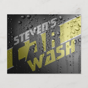 Wet metallic faux texture drops  flyer