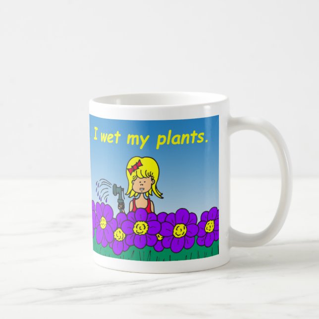 Wet my plants mug (Right)