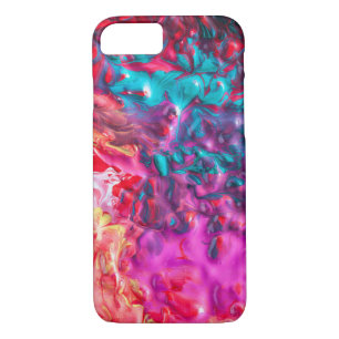 Wet paint colourful abstract art palette modern iPhone 8/7 case