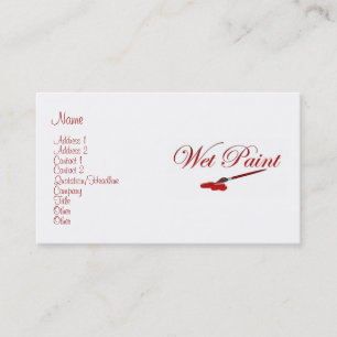Wet Paint Profile Card