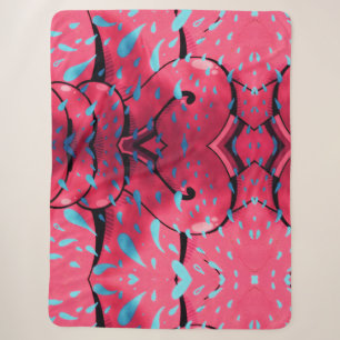 wet paint sherpa blanket