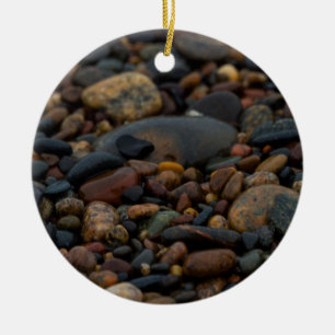 Wet Pebbles Ceramic Tree Decoration