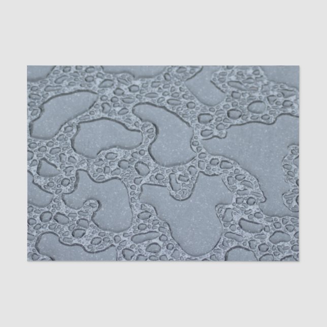 Wet Puddles of Rain (Raindrops) Tissue Paper (Front)