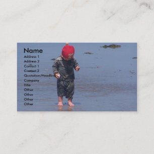 Wet Sand Between The Toes Business Card