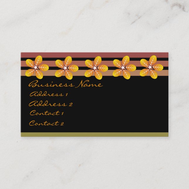 Wet Soil Smell Business Cards (Front)