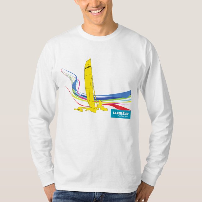 Weta Trimaran design on long-sleeve T-shirt (Front)