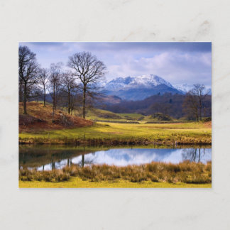 Wetherlam from The River Brathay post card