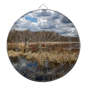 Wetland Cloudscape Dartboard