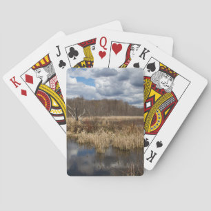 Wetland Cloudscape Playing Cards