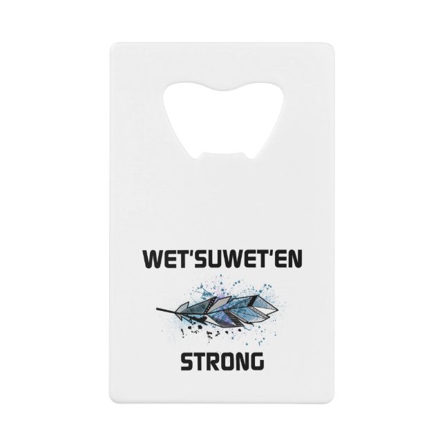 Wet'suwet'en Strong Horizontal Feather Color (Front)
