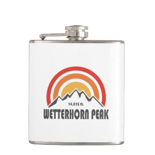 Wetterhorn Peak Hip Flask