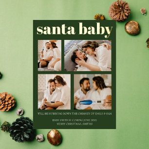 Weve been naughty Pregnancy Announcement Christmas