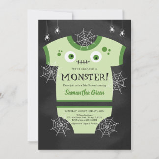 We've Created a Monster Baby Shower Invitation