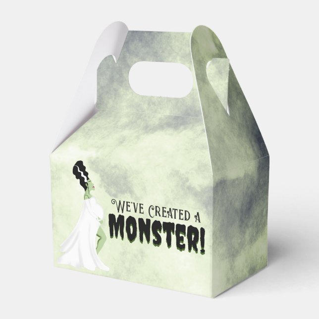 We've Created a Monster Favour Box (Front Side)
