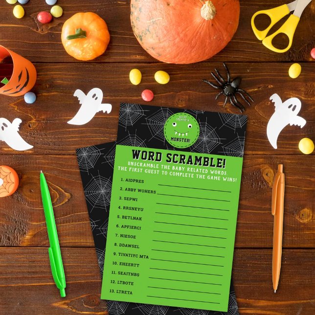 "We've Created A Monster" Halloween Baby Shower (Creator Uploaded)