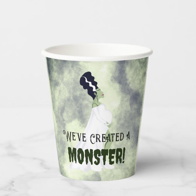 We've Created a Monster! Paper Cups (Front)