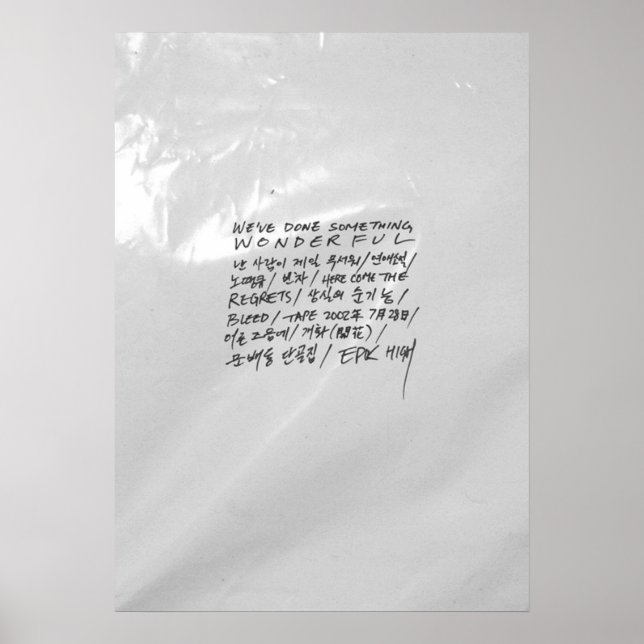 Weve Done Something Wonderful  EPIK HIGH Poster (Front)