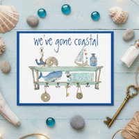 We've Gone Coastal Moving Announcement Beach